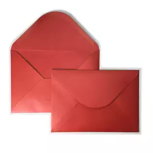 C5 Red Fever Sirio Pearl Envelopes 125gsm