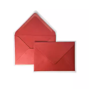 C6 Red Fever Sirio Pearl Envelopes 125gsm
