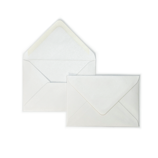 C6 Ice White Sirio Pearl Envelopes 125gsm