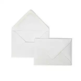 C6 Ice White Sirio Pearl Envelopes 125gsm