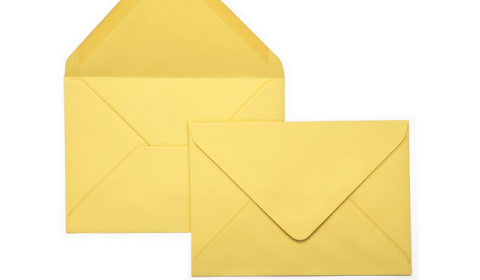 C6 Woodstock Giallo Envelopes 110gsm (114mm x 162mm)