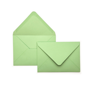 C6 Woodstock Verde Envelopes 110gsm (114mm x 162mm)