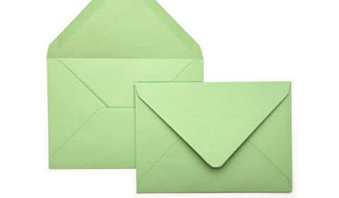 C6 Woodstock Verde Envelopes 110gsm (114mm x 162mm)