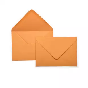 C6 Woodstock Arancio Envelopes 110gsm (114mm x 162mm)