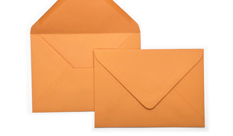 C6 Woodstock Arancio Envelopes 110gsm (114mm x 162mm)