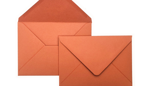 5"x7" Materica Terra Rossa Envelopes 120gsm (133mm x 184mm)