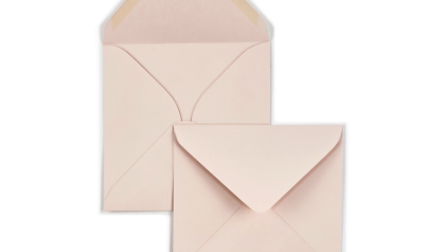 Extra Large Square Lakes Craft Blush Envelopes 120gsm (155x155mm)