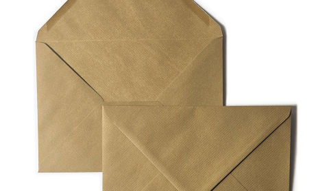 C5 Brown Ribbed Kraft Envelopes 100gsm (162mm x 229mm) (New Style)