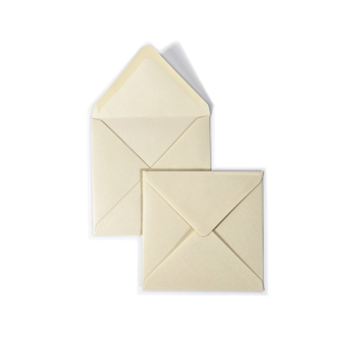Luxury Large Square Envelopes - Ivory Pearl 120gsm - 146mmx146mm