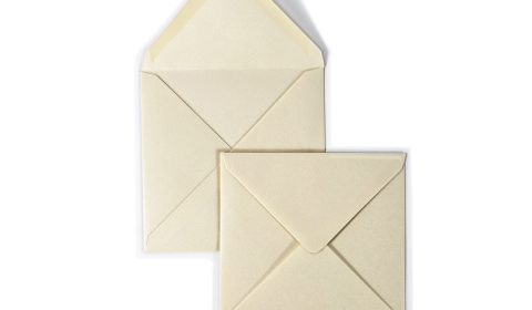 Luxury Large Square Envelopes - Ivory Pearl 120gsm - 146mmx146mm
