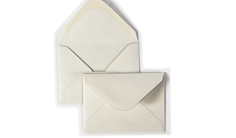 Luxury C7 Envelopes - Pearlised Ultra White