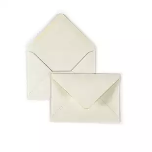 Luxury C6 Envelopes - Pearlised Natural White