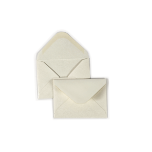 Luxury C7 Envelopes - Pearlised Natural White