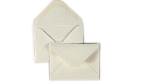 Luxury C7 Envelopes - Pearlised Natural White