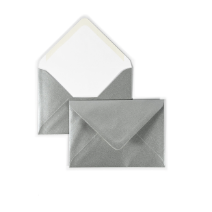 Luxury C6 Envelopes - Metallic Silver
