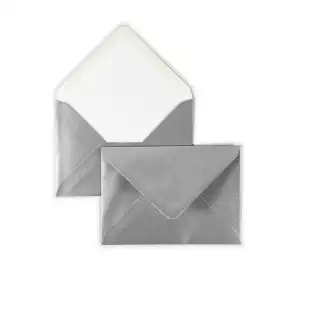 Luxury C6 Envelopes - Metallic Silver