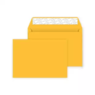 C6 Peel and Seal Envelope - Egg Yellow