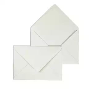 5" x 7" Bianco Woodstock Envelopes 140gsm (133mm x 184mm)