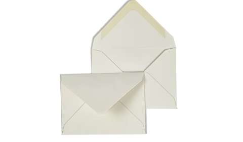 C7 Bianco Woodstock Envelopes 140gsm (81mm x 111mm)