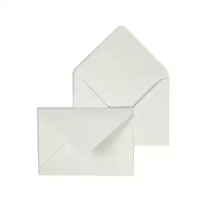 C6 Bianco Woodstock Envelopes 140gsm (114mm x 162mm)