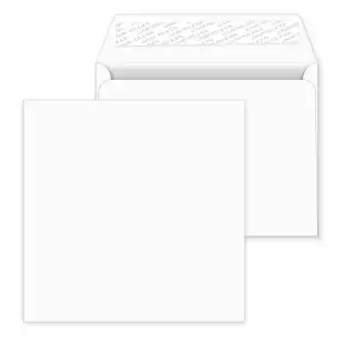 Square Peel and Seal Envelopes- 270mm x 270mm - White