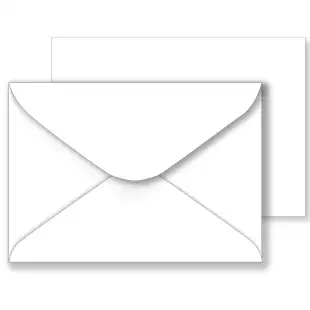 Essentials White Envelopes - 121mm x 171mm