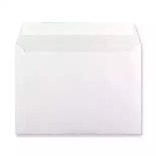 C5 Peel and Seal Envelopes - 162mm x 299mm -Translucent White