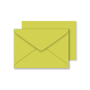 C6 Woodstock Pistacchio Envelopes 110gsm (114mm x 162mm)
