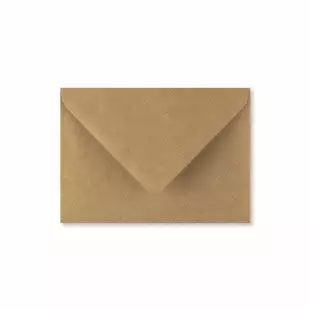 1,000 Wholesale C7 Ribbed Kraft Envelopes 115gsm (82mm x 113mm)