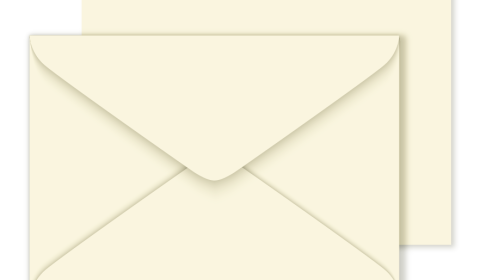 5" x 7" Ivory Envelopes 100gsm (133mm x 184mm)