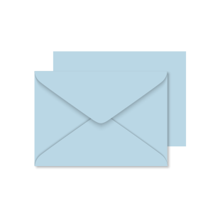 C6 Baby Blue Envelopes 100gsm (114mm x 162mm)