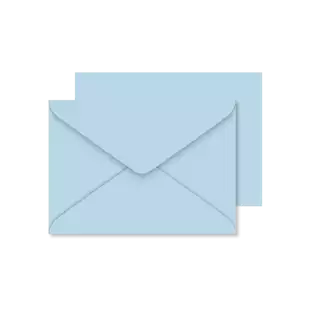 C6 Baby Blue Envelopes 100gsm (114mm x 162mm)