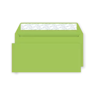 DL+ Peel and Seal Envelope - Lime Green