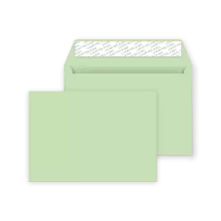 C5 Peel and Seal Envelopes- Spearmint Green