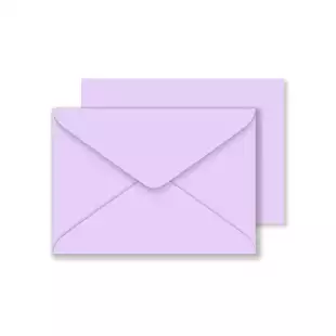 C6 Luxury Lavender Envelopes 100gsm (114mm x 162mm)