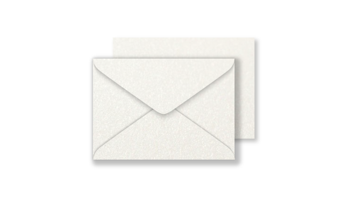 Luxury C7 Envelopes - Pearlised Natural White