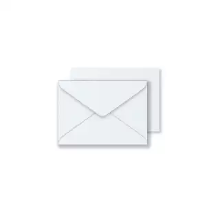 Luxury C7 Envelopes - Pearlised Ultra White