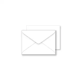 1000 Wholesale Essentials C7 White Envelopes