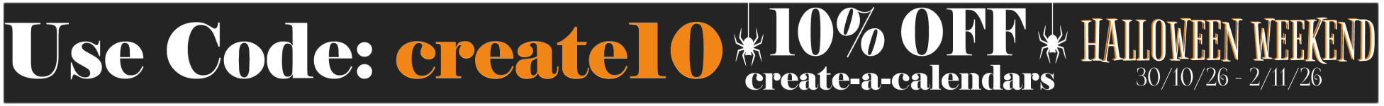 Fixed banner calendars 2026 oct