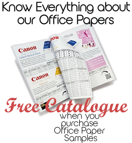 Small banner office paper catalogue TN