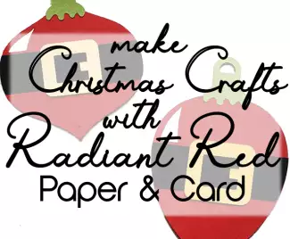 Red Card Christmas Craft Inspiration!
