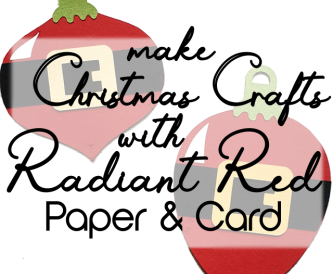Red Card Christmas Craft Inspiration!