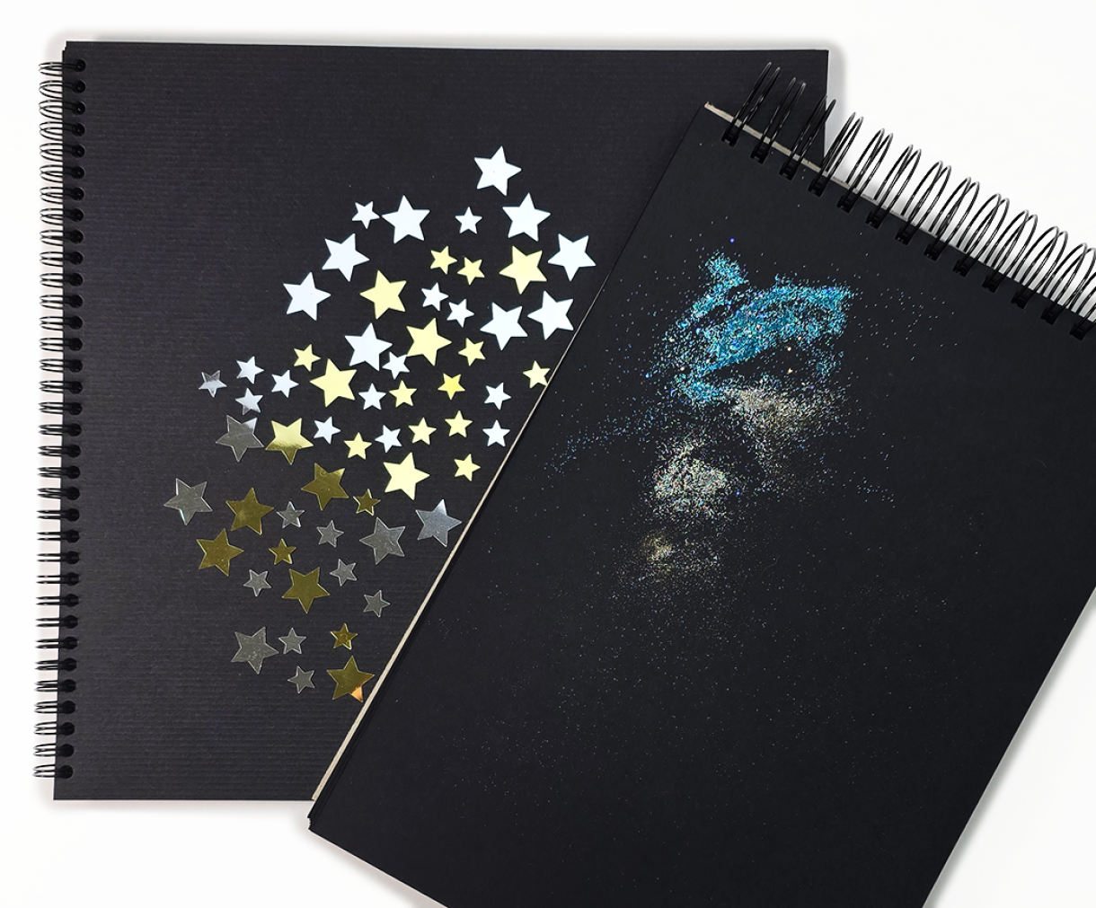 Sparkle sketchbooks