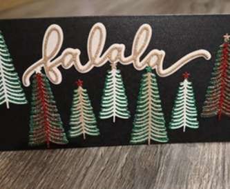 Glitter Christmas Trees