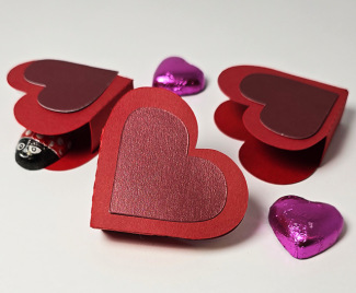 Valentine's Chocolate Heart Holders!