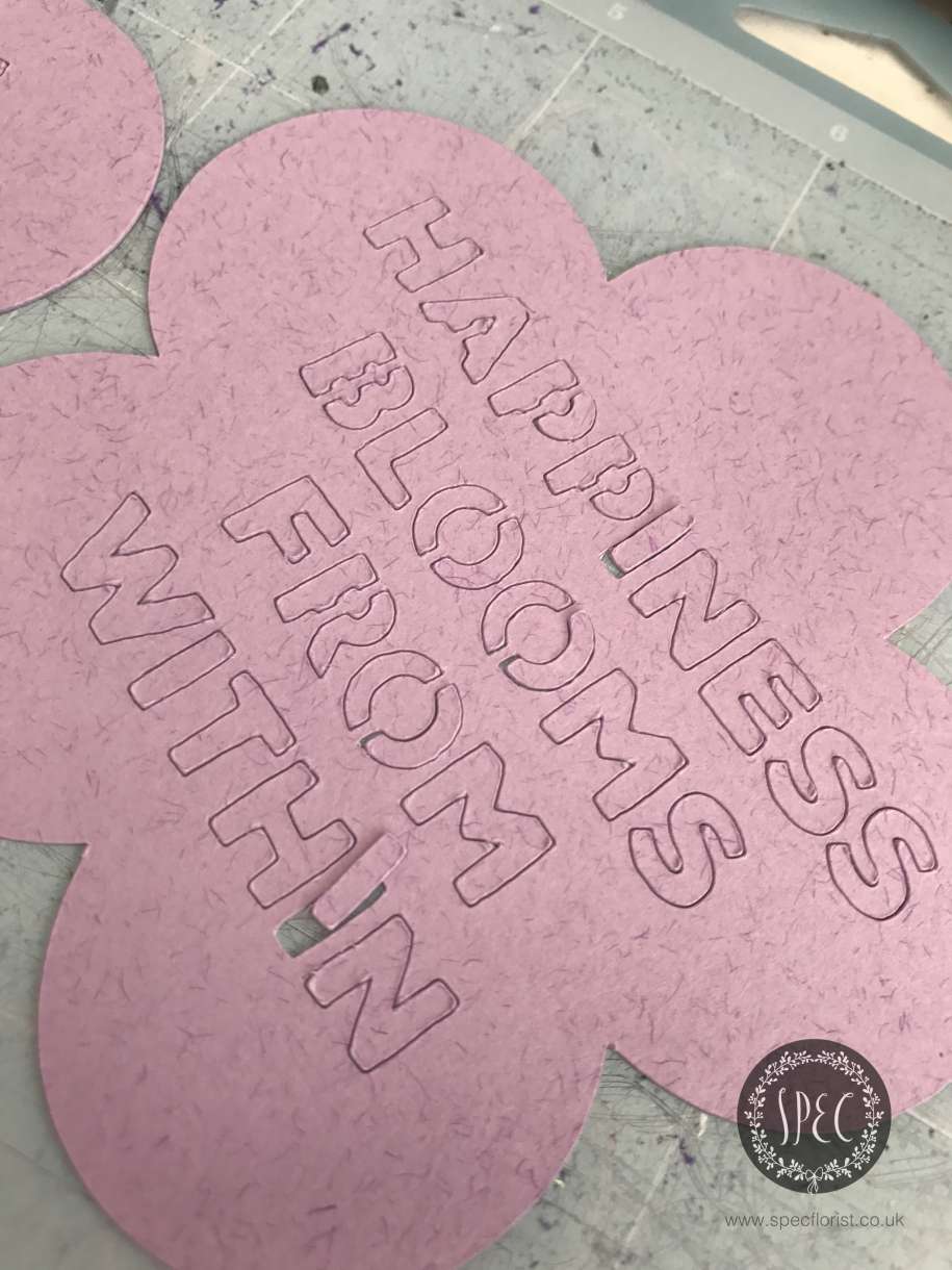 Cutting on my cricut