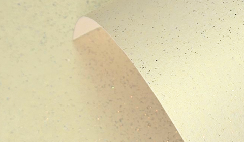 Gold White Sparkle Pure Pearl Single Sided Card 300gsm