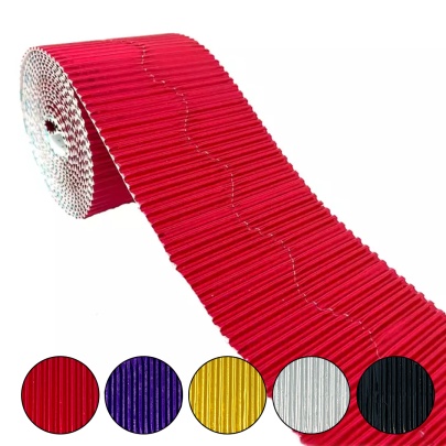 Metallic border rolls