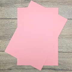 Pink 290gsm flat lay