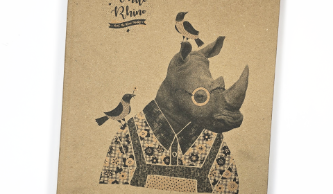 RHINO A4 Recycled Casebound Book